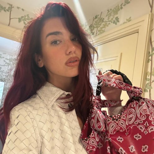 Dua Lipa red hair
