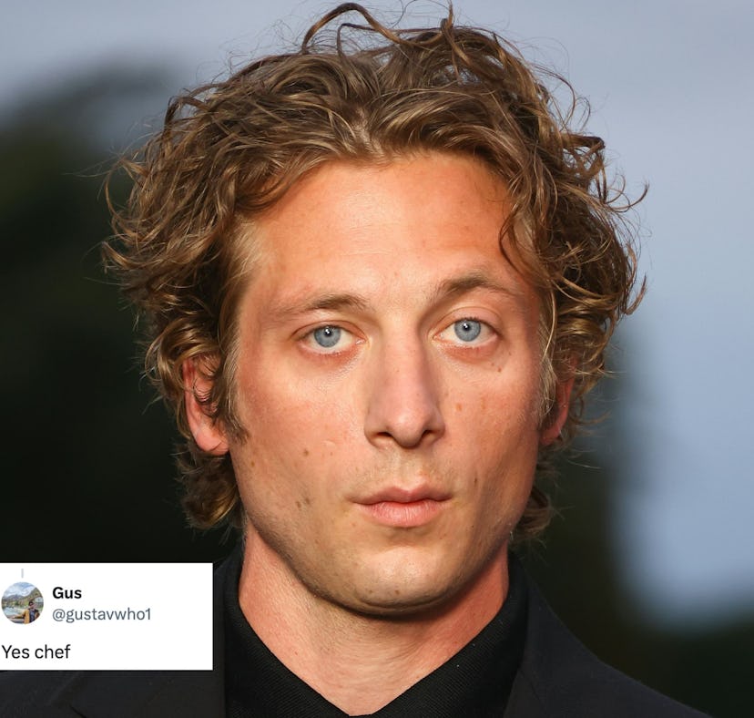 Jeremy Allen White and a tweet about his Calvin Klein ad