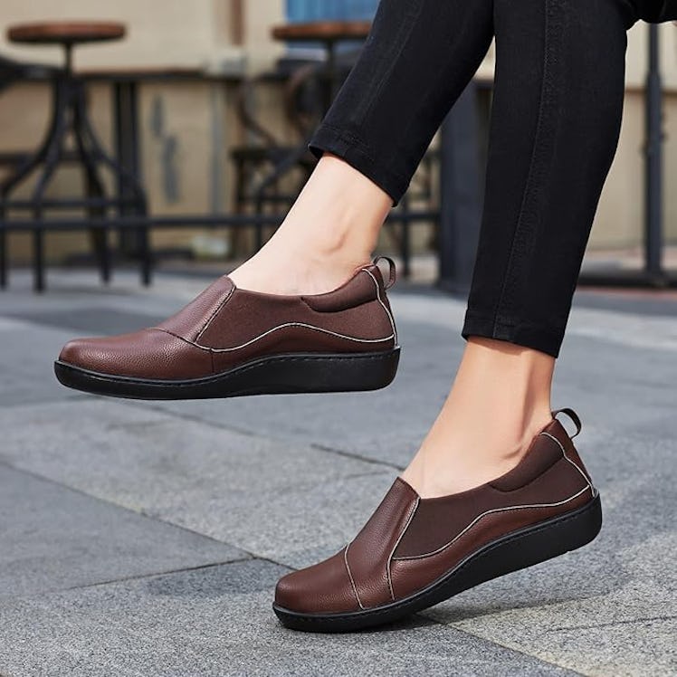 Hueneph Comfort Leather Loafers