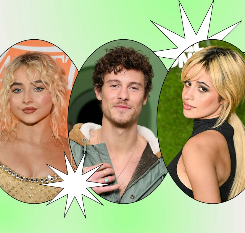 Sabrina Carpenter, Shawn Mendes, and Camila Cabello