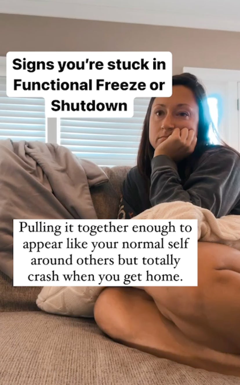 Signs of functional freeze.