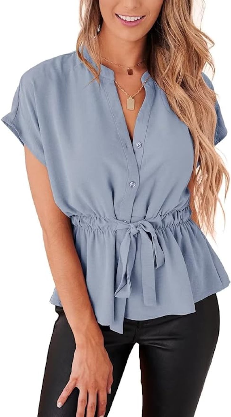 CiCiBird Peplum Top