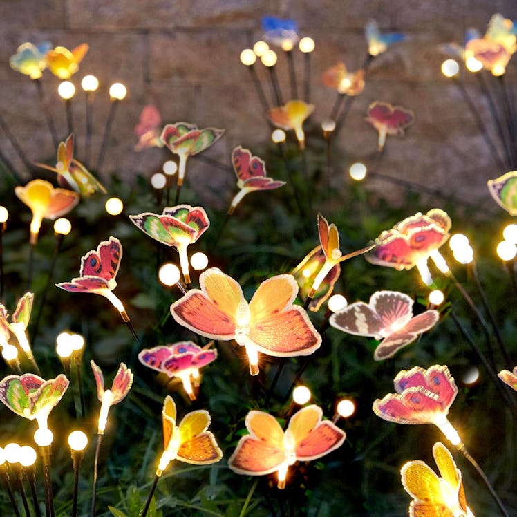 Delxo Solar Butterfly Garden Lights (4-Pack) 