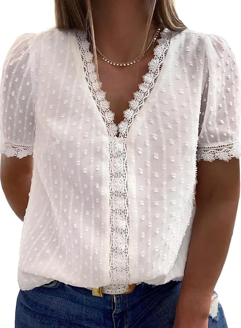 Happy Sailed Loose Crochet Blouse