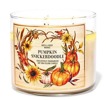 Pumpkin Snickerdoodle 3-Wick Candle
