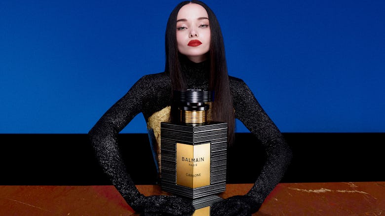 Dove Cameron in the Les Éternals de Balmain campaign.