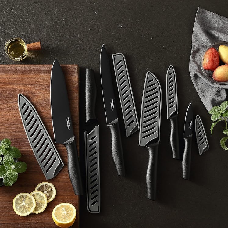 Marco Almond Kitchen Knife Set (12 Pieces)