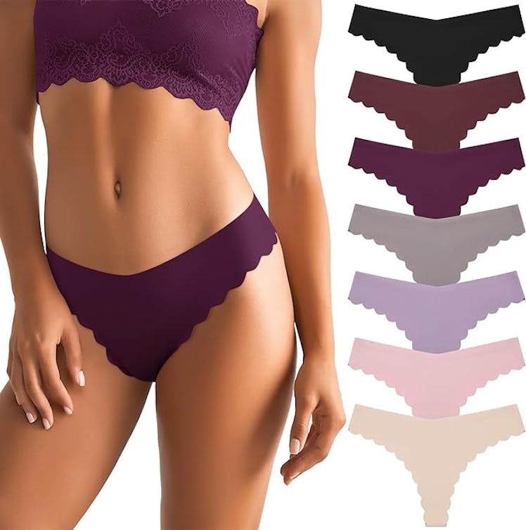 LEVAO Seamless Thongs (7-Pack)