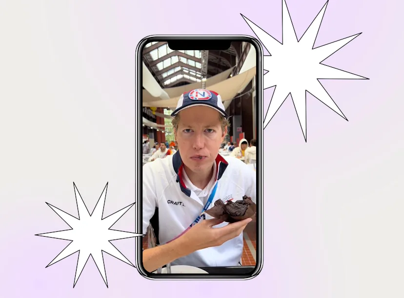 I made the viral 2024 Olympic chocolate muffin that Henrik Christiansen loves.