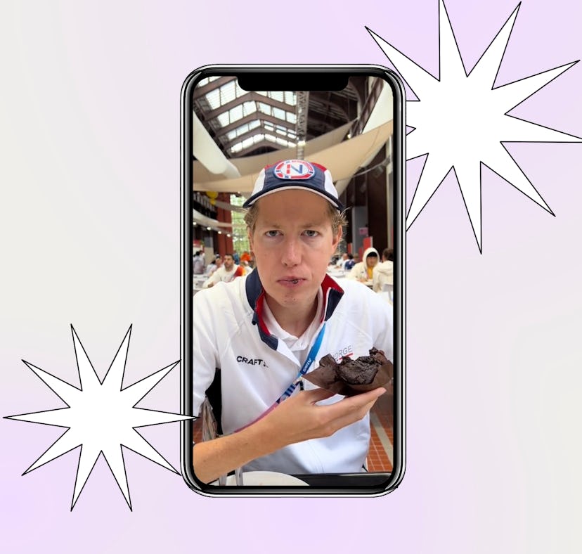 I made the viral 2024 Olympic chocolate muffin that Henrik Christiansen loves.