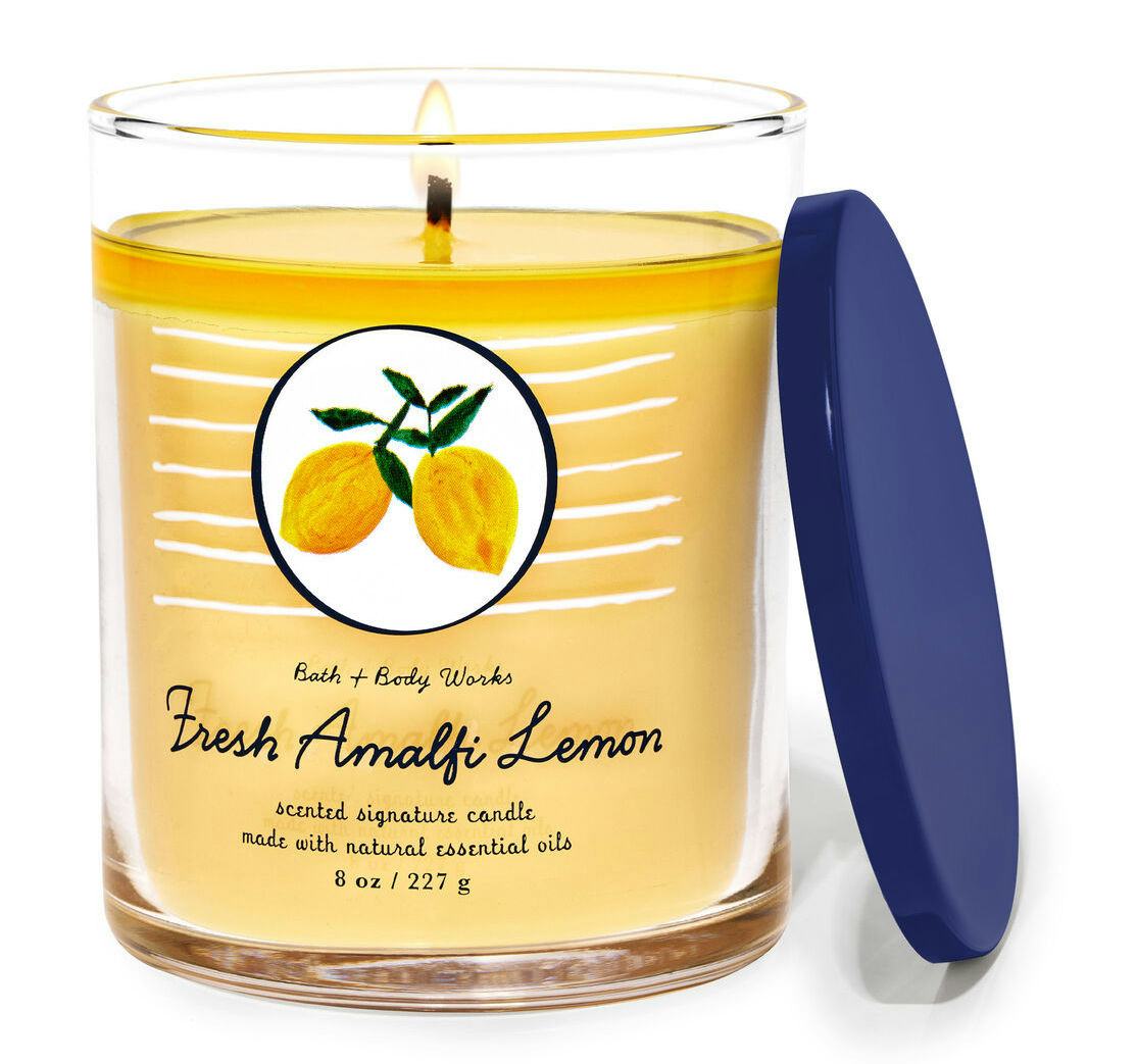 Fresh Amalfi Lemon Single Wick Candle