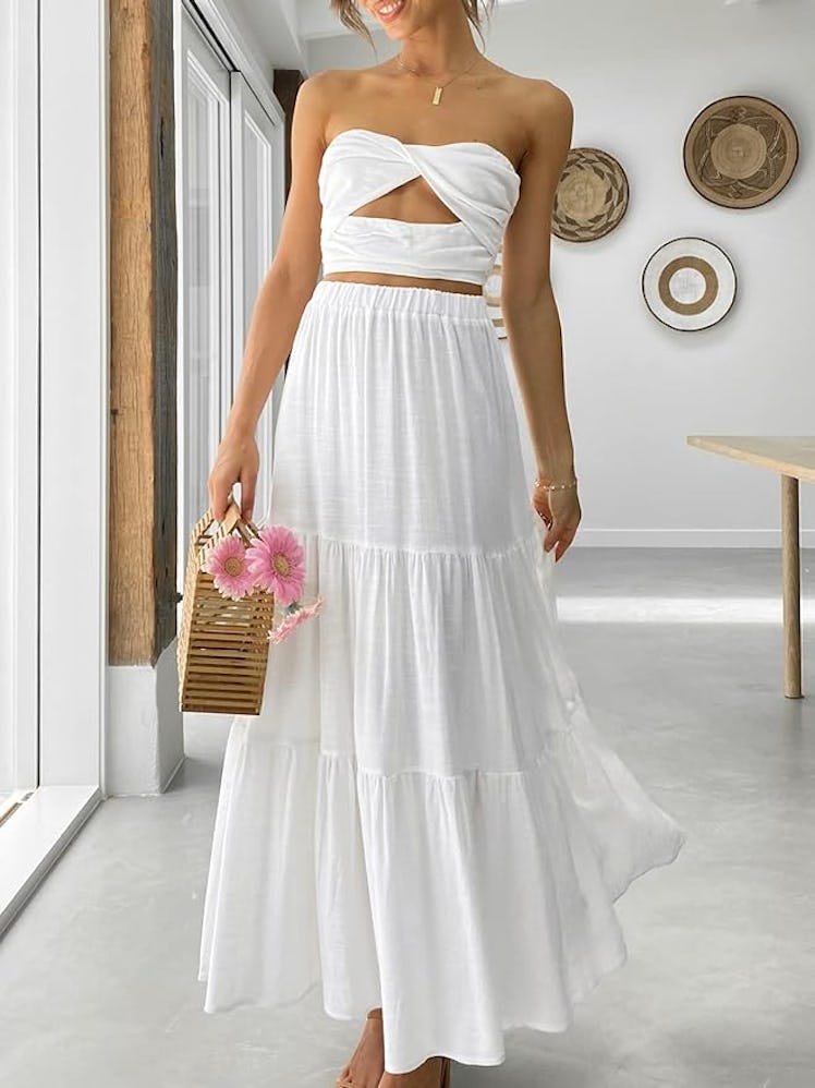 ANRABESS Tiered Skirt 