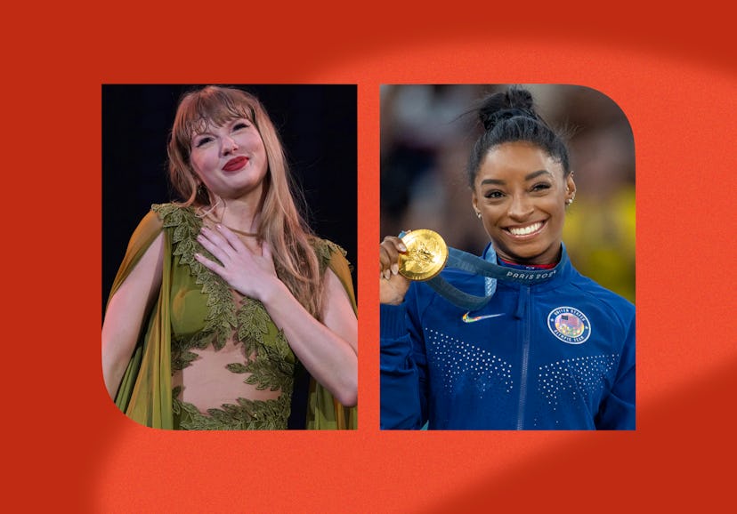 Taylor Swift paid tribute to Simone Biles and Team USA at the 2024 Olympics.