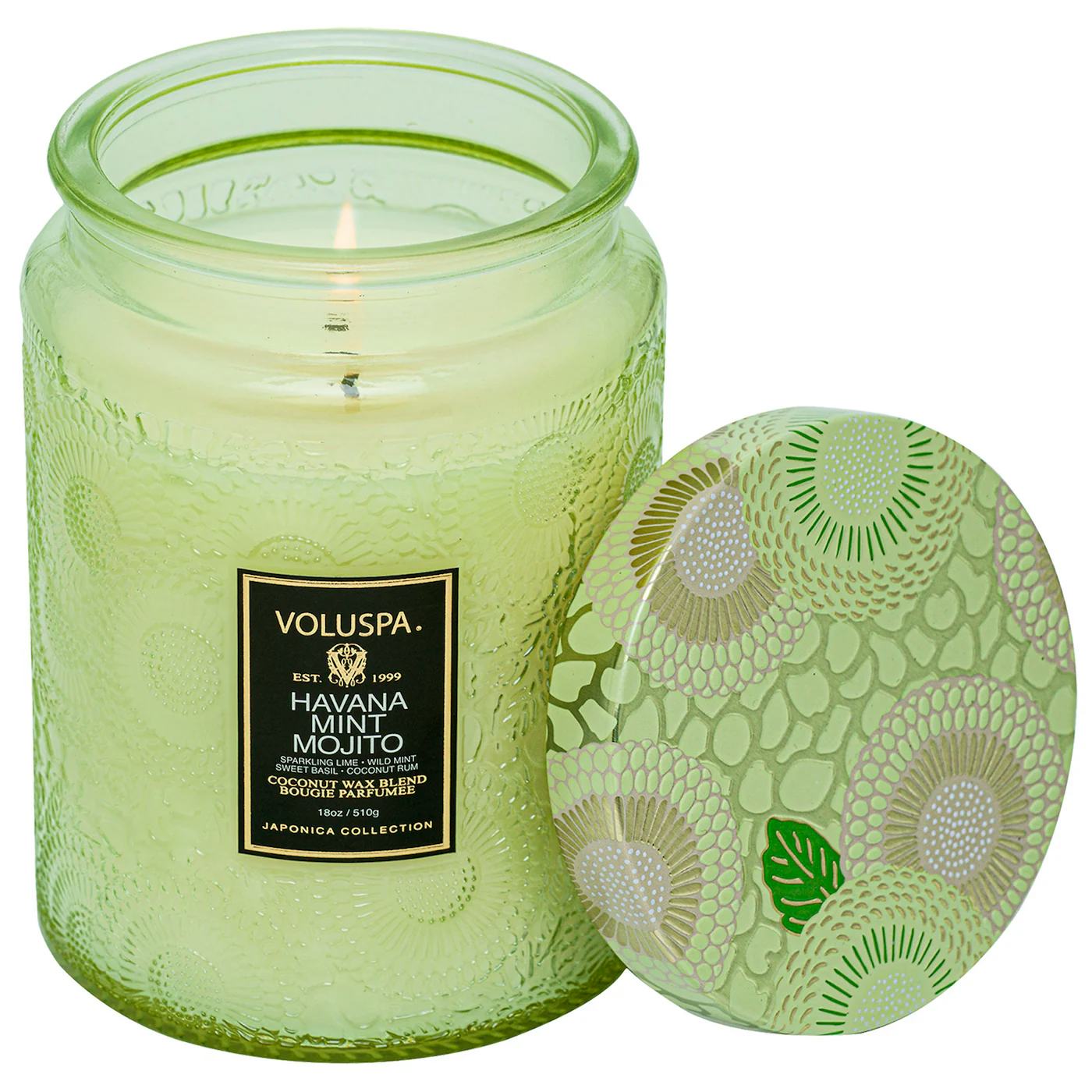 VOLUSPA Havana Mint Mojito Glass Jar Candle