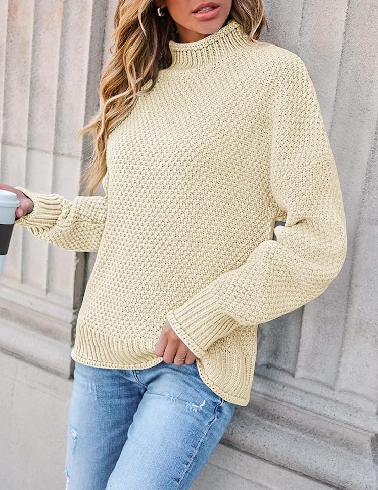 ZESICA Chunky Knitted Pullover 