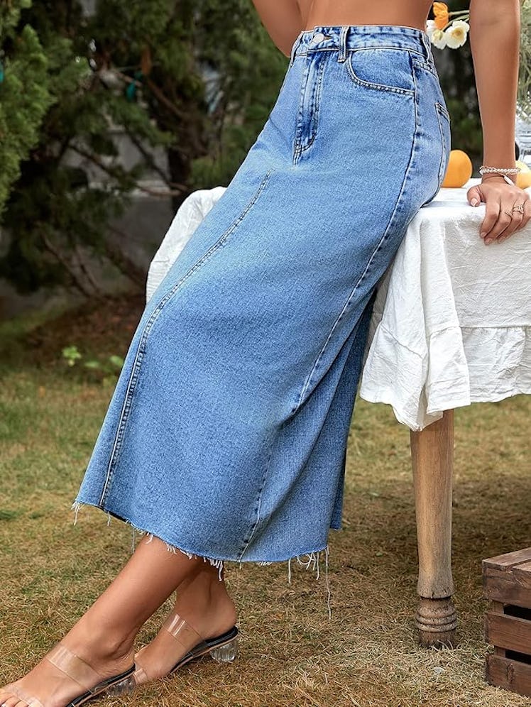 Viatabuna Denim Skirt