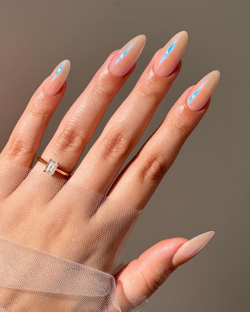 Blair Waldorf would love glazed mannequin nails.