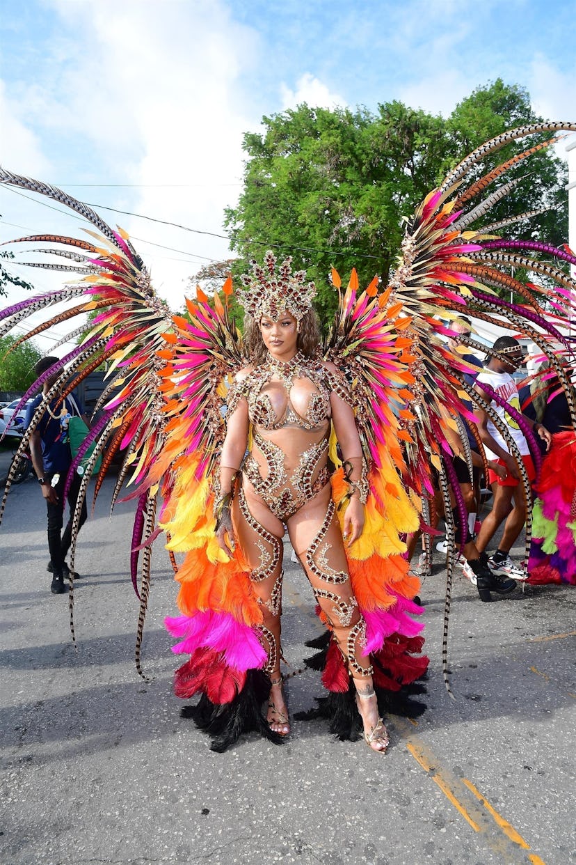 Rihanna at the annual Crop Over Festival in Barbados.