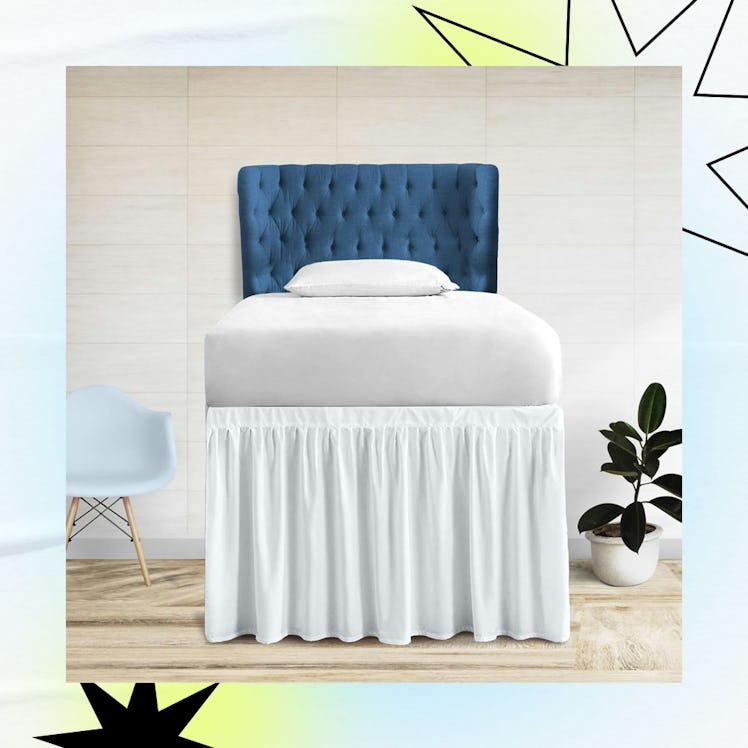 56" Drop Length Twin XL Size Dorm Bed Skirt