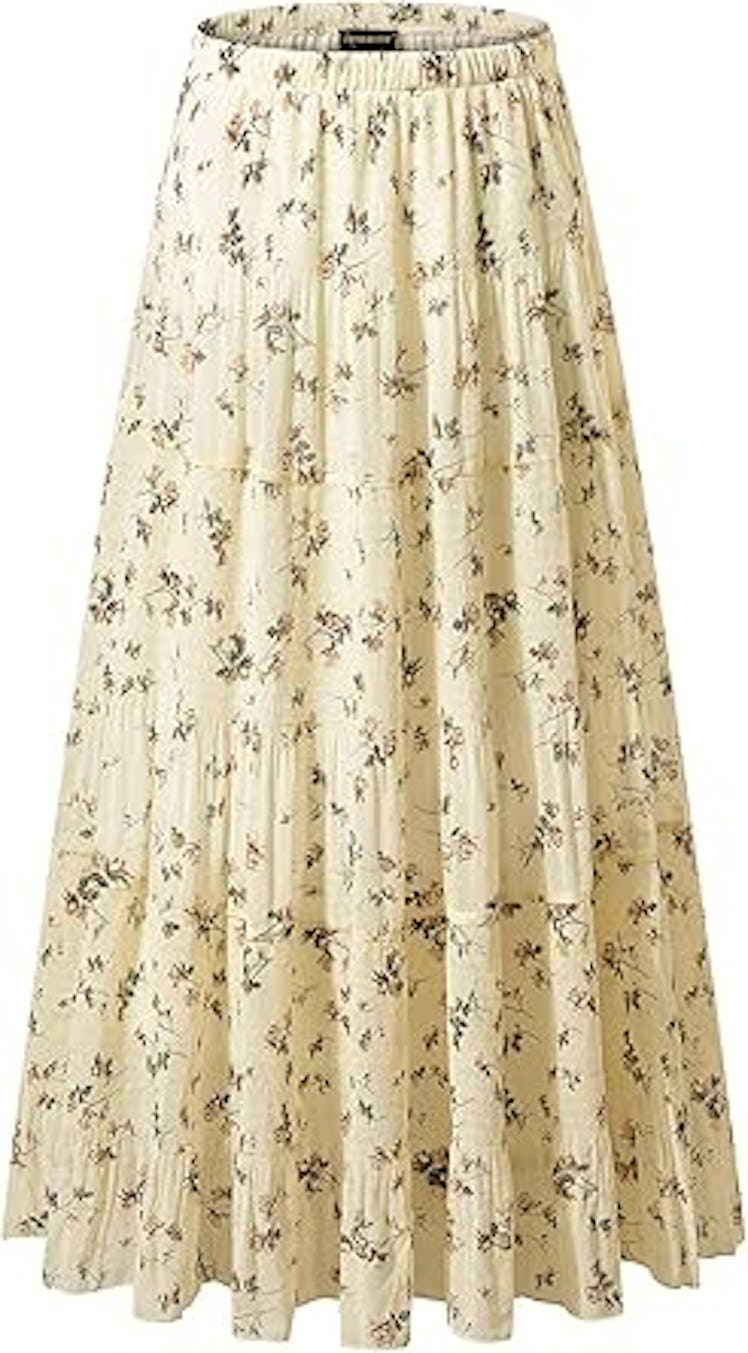 NASHALYLY Chiffon Maxi Skirt