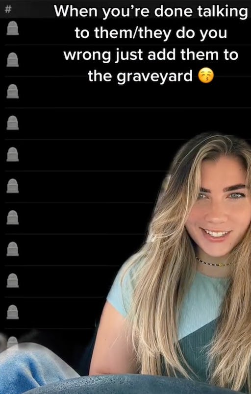 Phone graveyard trend.