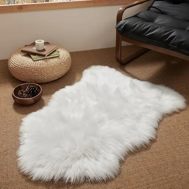 Ashler Faux Fur Rug