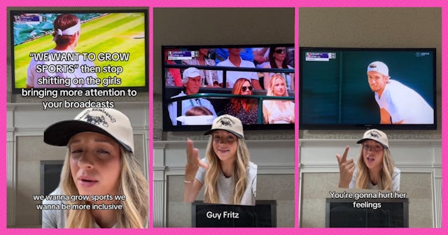 One TikToker is calling out two male sports commentators for their off-hand and sexist remarks towar...