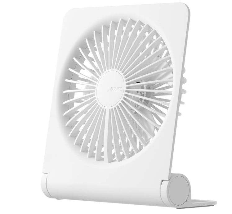 JISULIFE Rechargeable Mini Desk Fan