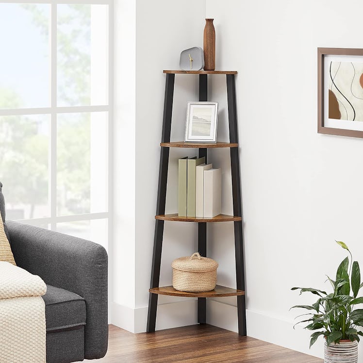 VASAGLE 4-Tier Corner Shelf