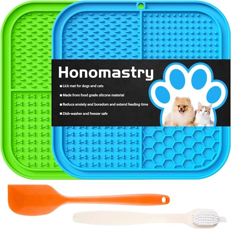 Honomastry Licking Mat Slow Feeder (2-Pack)