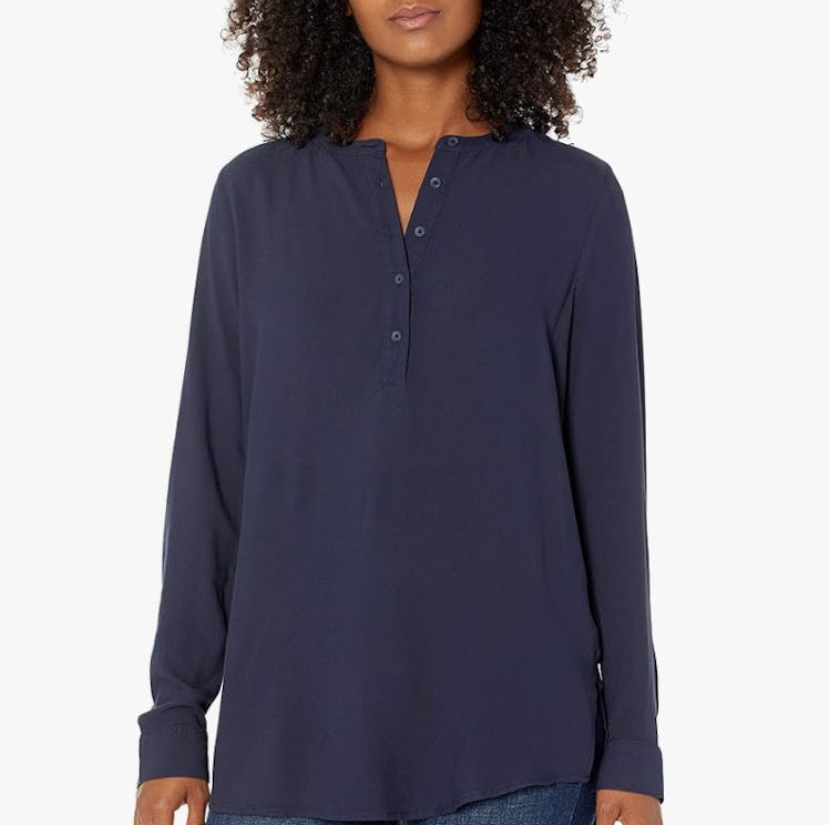 Amazon Essentials Long-Sleeve Woven Blouse