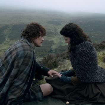 Sam Heughan and Caitriona Balfe in 'Outlander' Season 1