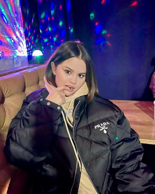 Selena Gomez prada coat