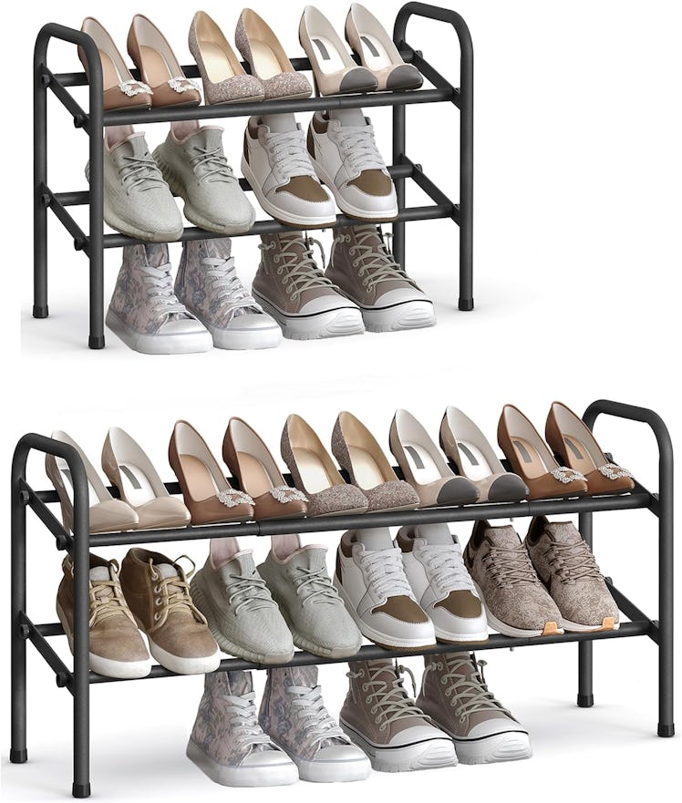 SONGMICS Expandable Shoe Rack