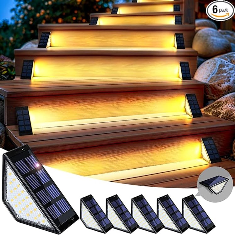 SOLPEX Solar Step Lights (6-Pack)