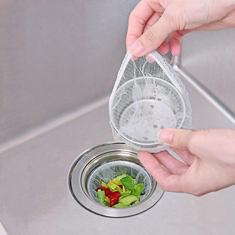 CNSZNAT Kitchen Sink Strainer Mesh Bag (200 Pieces)