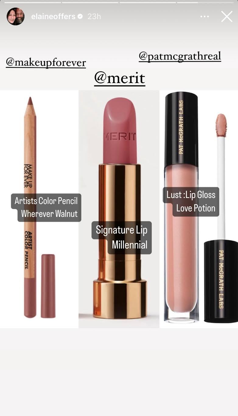 Blake Lively&rsquo;s makeup artist shared her current lip combo.