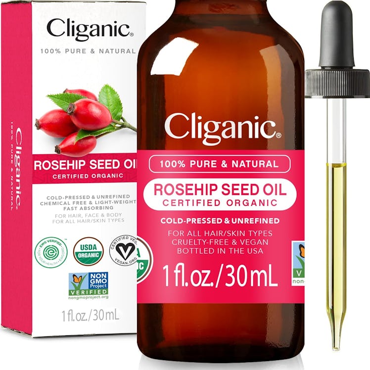 Cliganic USDA Organic Rosehip Seed Oil