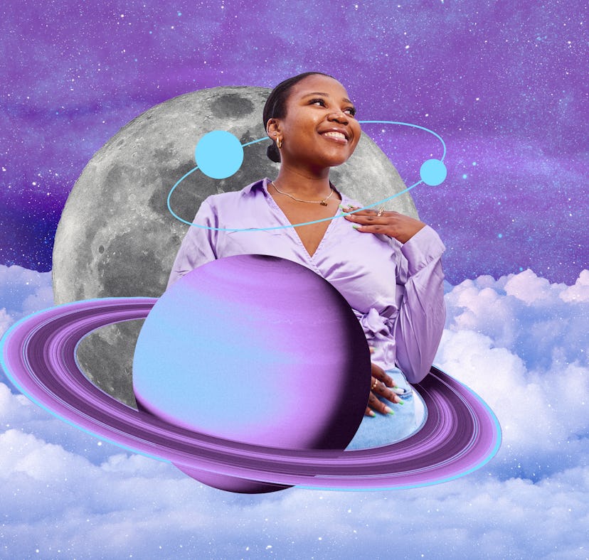Young woman enjoying being single in fall 2024, per her astrology.