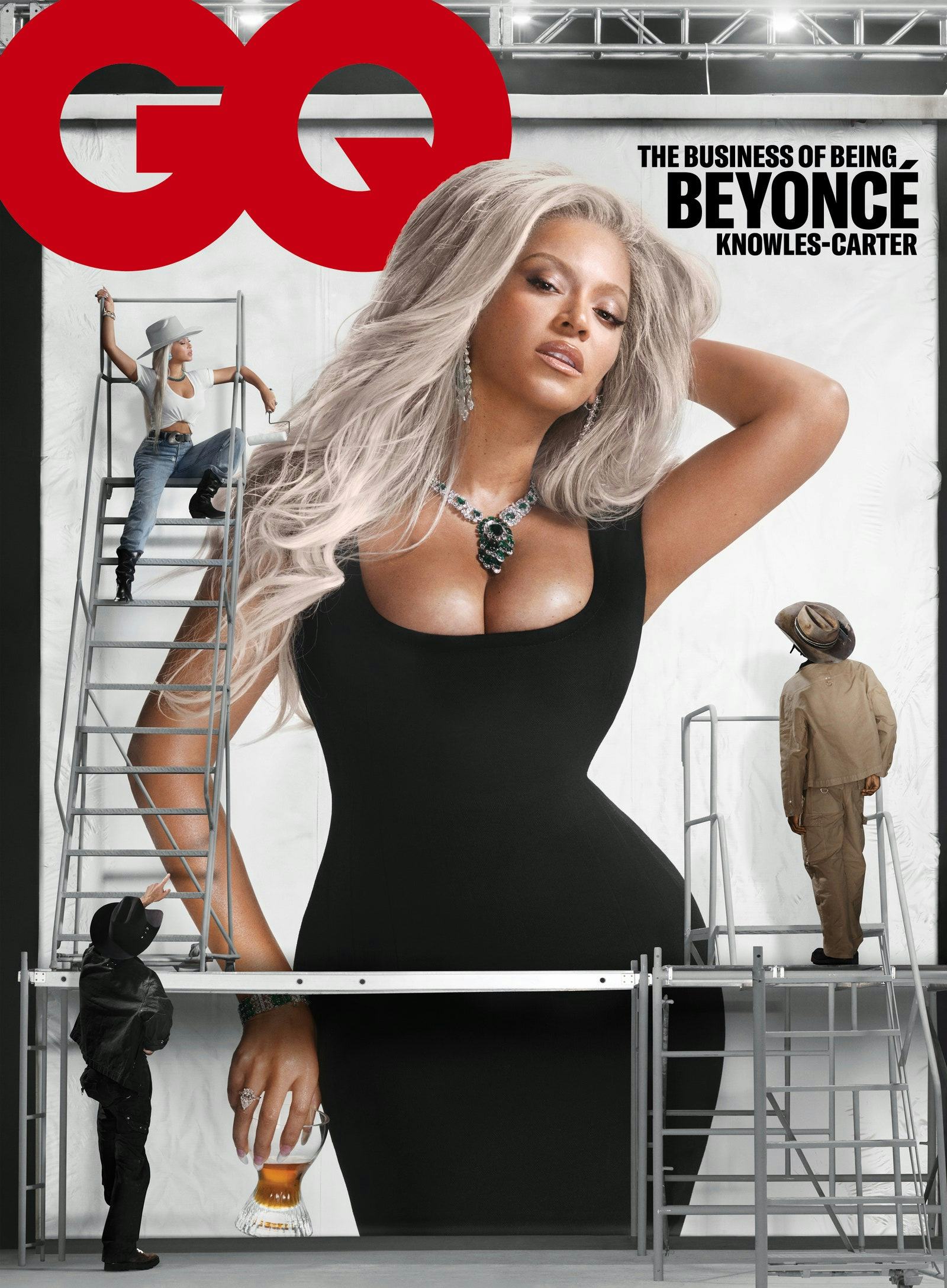 Beyoncé&rsquo;s plunging LBD on &lsquo;GQ&rsquo; cover