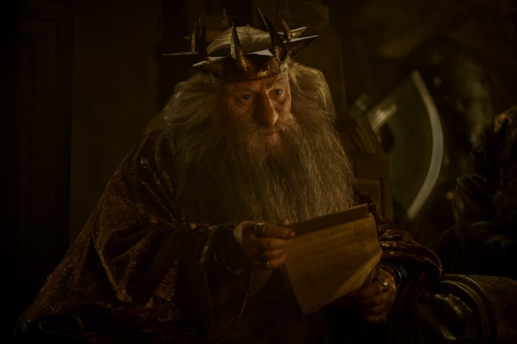 Peter Mullan as King Durin in The Lord of the Rings: The Rings of Power