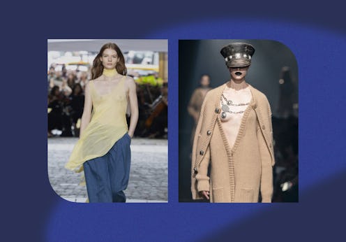 Models at Prabal Gurung and Area's NYFW S/S 2025 shows.