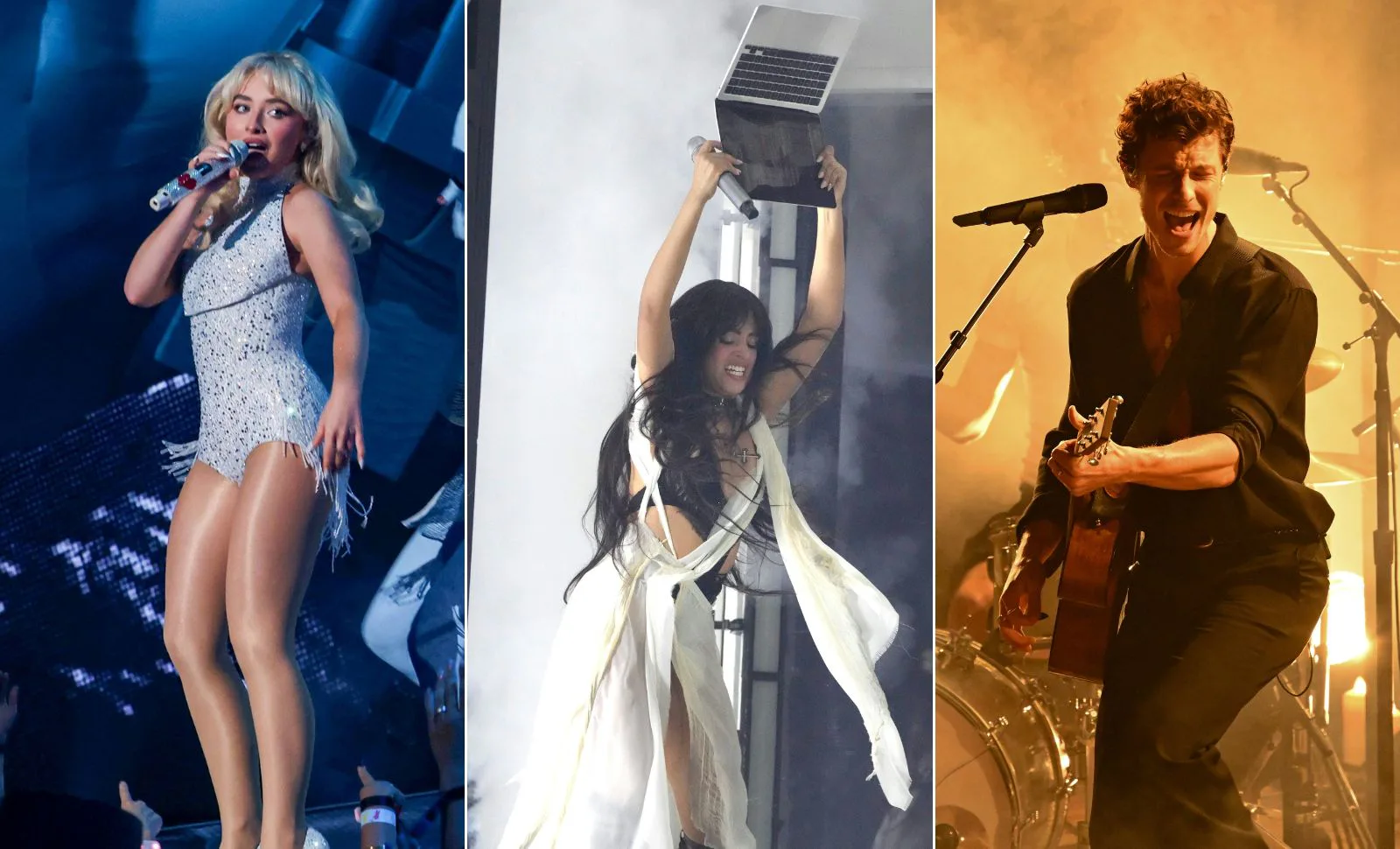 Sabrina Carpenter, Shawn Mendes, &amp; Camila Cabello's Shady VMAs Moments