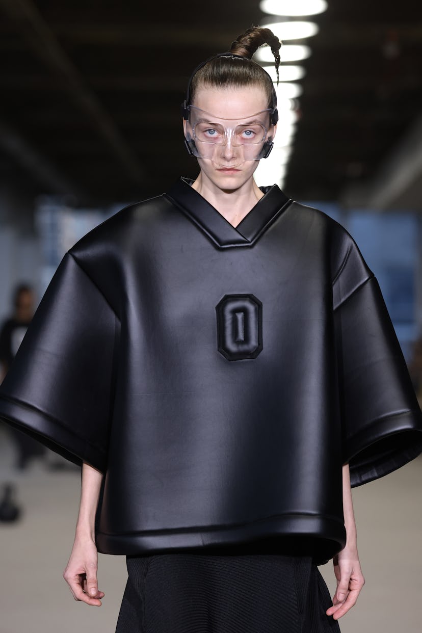 A model walks the runway at the Melitta Baumeister Spring/Summer 2025 fashion show during the Septem...