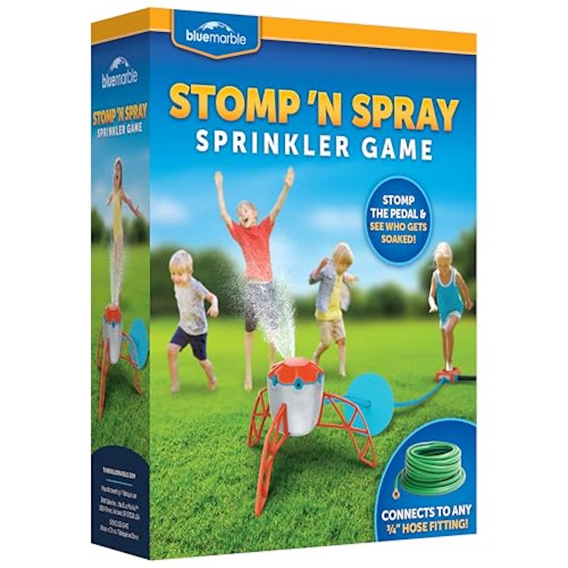 Blue Marble Stomp 'N Spray Outdoor Sprinkler Game