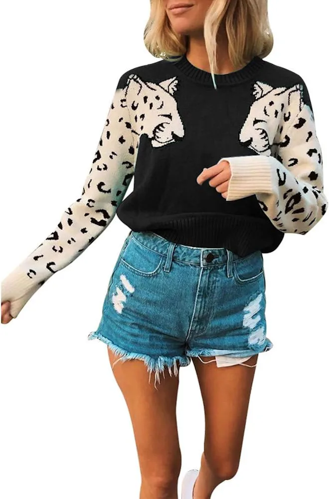 Junboon Leopard Pullover