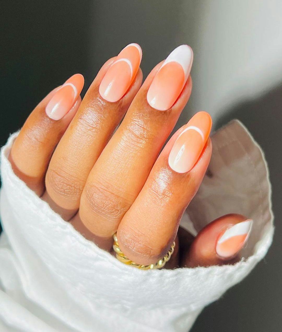 &ldquo;Floating French tip manicures&rdquo; are trending.