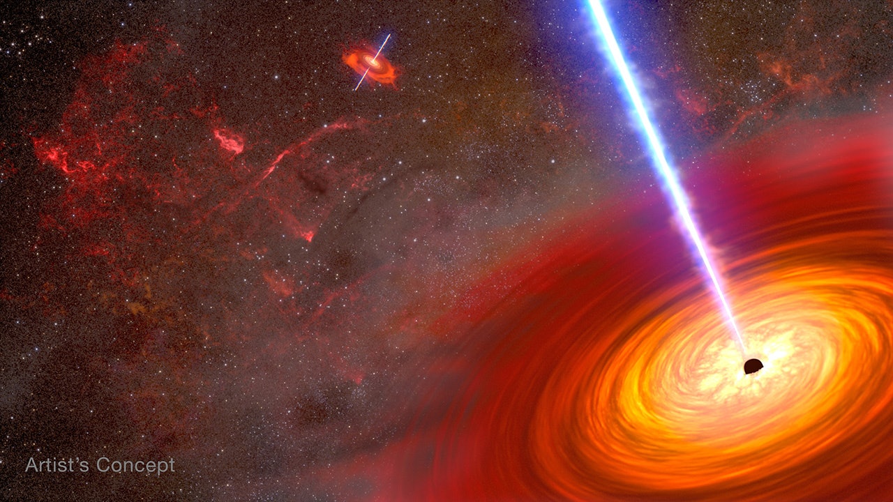 Look! Astronomers Have Never Seen A Pair Of Supermassive Black Holes So Close Together