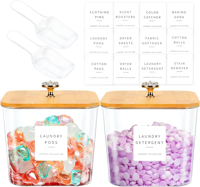 POLRAI Laundry Room Storage Containers (2-Pack)