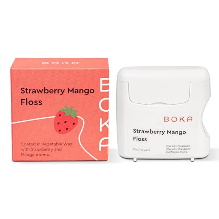 Boka Strawberry Mango Woven Dental Floss